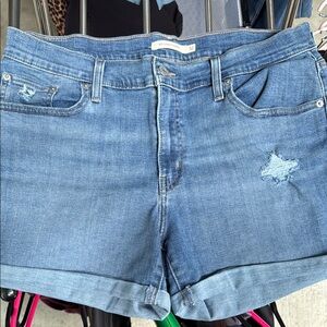 Levi’s Women's Blue Denim Shorts